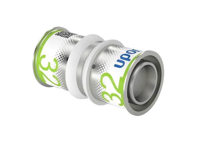 UPONOR S-PRESS PLUS dobbelt muffe 32-32