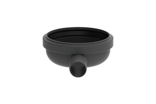 UNIDRAIN Ulostulokulma - Ø32 mm vaakasuorassa, ilman vesilukkoa