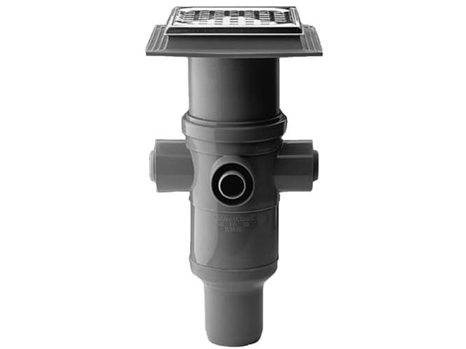 Jo-Flex valuma-allas 75 mm - w/ stuts, w/ grate/ rm betoni