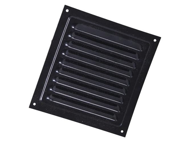 Duka sälekaihtimen säleikkö MVM 150X150MM - Musta lakattu alumiini