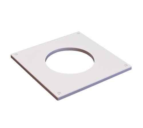 Duka Peitelevy S7 195 X195MM - Ø100MM käytetään, kun tuuletin ei peitä kanavan aukkoa