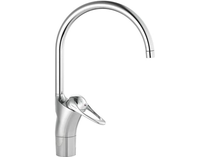 FMM - MORA FMM9000E II yksivipuinen keittiöhana C-hanalla 233 mm, kromi, Soft Closing System ja keraaminen tiiviste