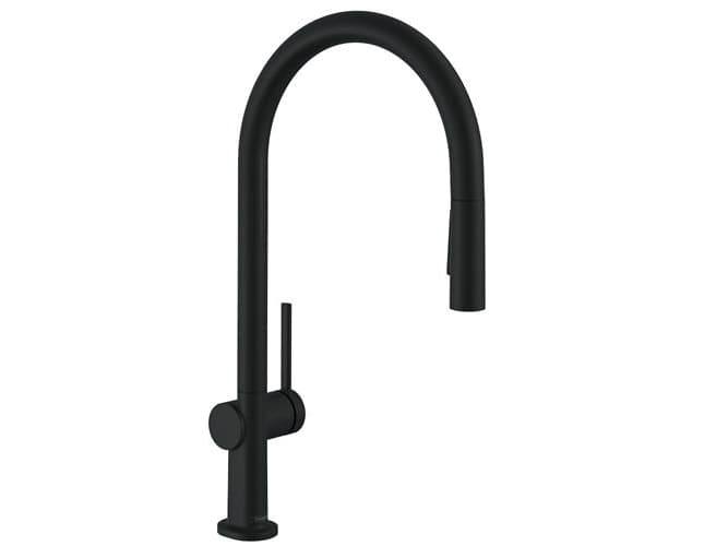 hansGrohe Talis M54 keittiöhana 210, ulosvedettävä suihku, 2 suihkua mattamusta