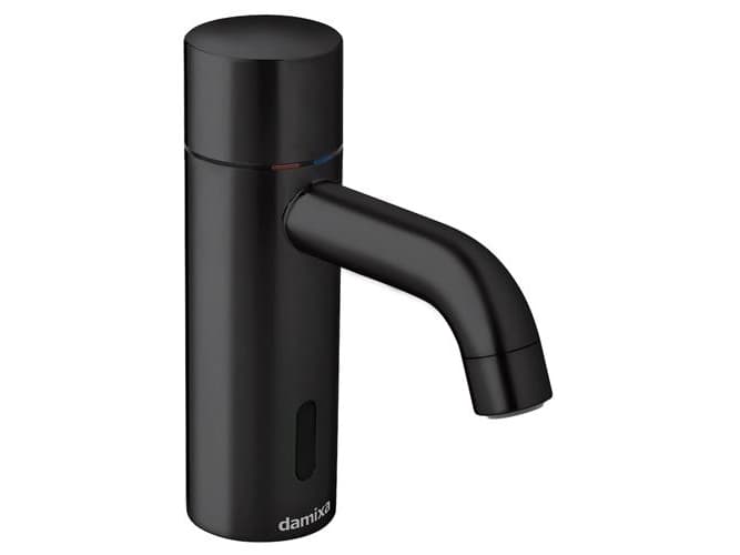 Damixa Silhouet Touchless - Mat sort. HV-armatur Small. Berøringsfrit til privat