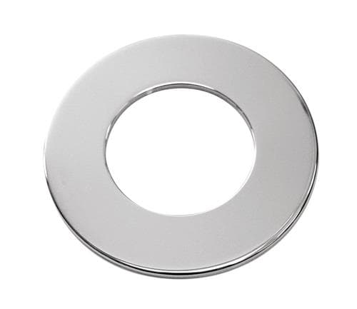 Damixa aluslevy kromia. Levy naarmujen ja vaurioiden peittämiseksi pesualtaan asennusreiän ympärillä. Ulkohalkaisija 65mm.