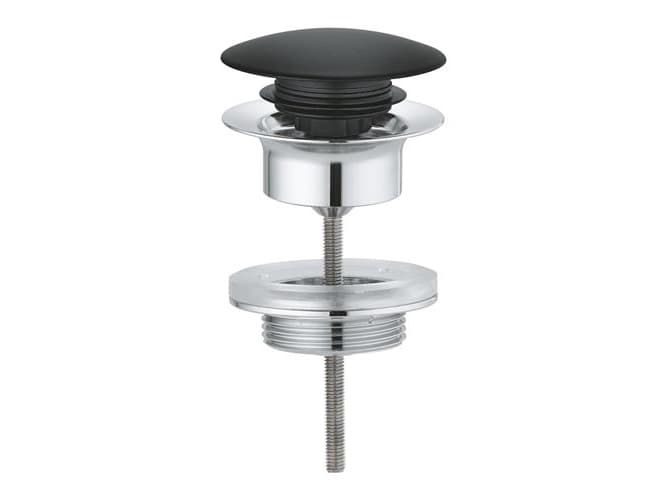 Grohe bundventil 1 1/4/ø64mm - u/overl samettimusta