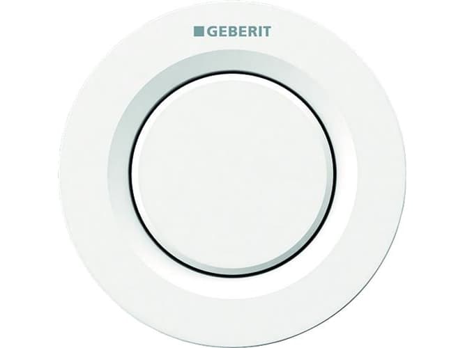 Geberit kaukosäädin Omega01 White in - Pneumaattinen, t/single flush, sisäänrakennettu ohjaus: alpine-white