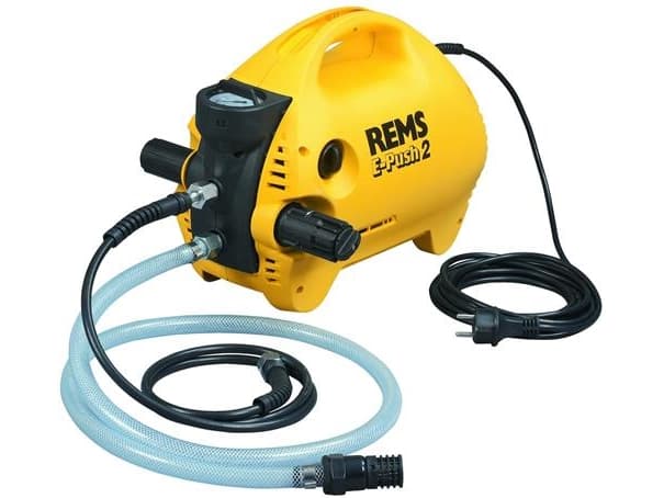 Trykprøvepumpe E-Push 2 - Rems elektrisk tryk op t/60 bar 115500 R220