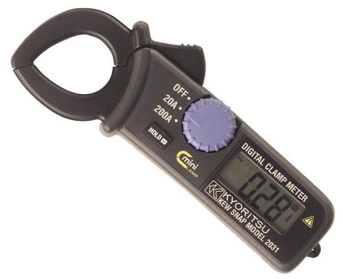 ELMA INSTRUMENTS Mini-tangampermetri K2031 Strøm: 0-20-200A AC IEC 61010-1 KAT III 300V