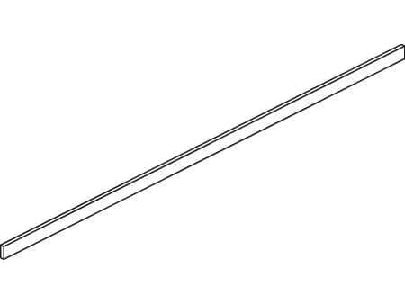 CUBIC Pe-kisko CU 3x10mm 10 moduulilautaa varten, kiskon pituus 1780mm