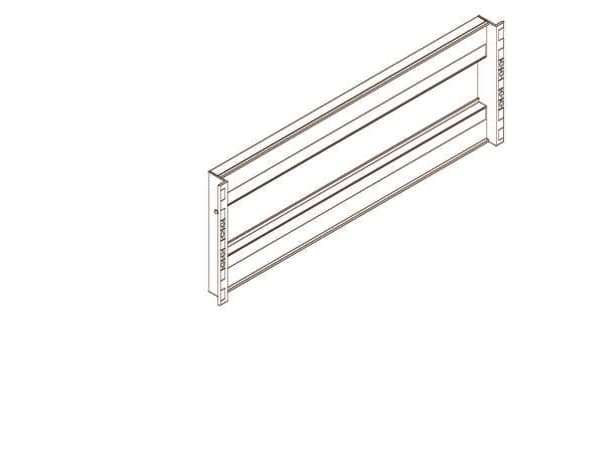 EATON DIN-kansi 3 x 1 moduulin sarja, vapaamitta 3 moduulin DIN-kiskoa kohti on 315mm, joka vastaa 8kpl 2-napaista kytkintä
