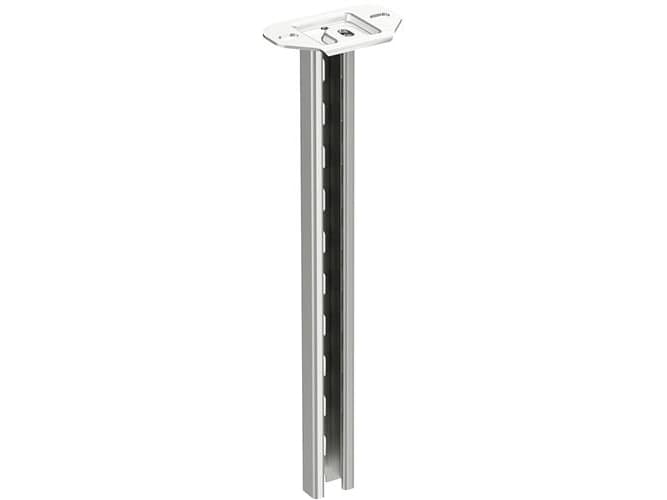 WIBE GROUP Katon heiluri 2F, korkeus 80 mm, leveys 135 mm, pituus 505 mm, kuumasinkitty