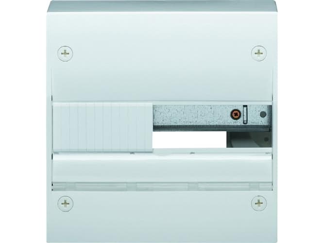 HAGER Group board GD113F 13 moduulia PE-kiinnittimelläKxSxK: 250 x 250 x 103 mmIP 30, valkoinen RAL 9010