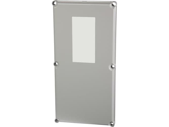 FIBOX Seinäkaapin kansi EK polykarbonaatti 560 x 280 x 30 mm mittausikkunalla EK-mittauskaappeihin MSR,MSR-L ja MSR-S