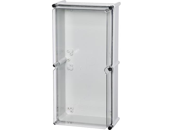 FIBOX Dæksel/låg SOLID P polykarbonaatti 600 x 300 x 45 mm läpinäkyvä IP66 uden skruuer