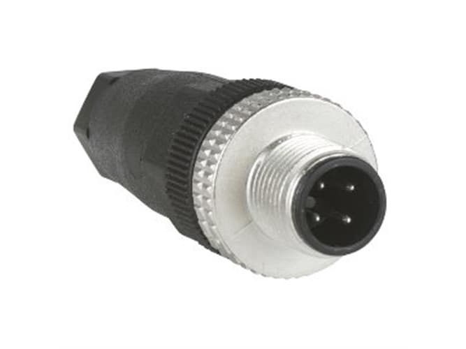 Liitin M12 4P suora uros