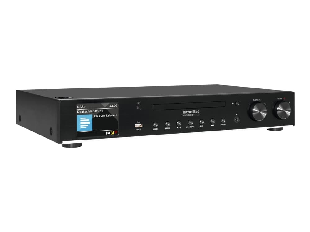 TechniSat DigitRadio 143, Internet, Digitaalinen, DAB+, FM, 87,5 - 108 MHz, 174 - 240 MHz, PLL