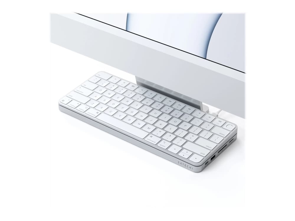 Satechi ST-UCISDS, Ledningsført, USB 3.2 Gen 2 (3.1 Gen 2) Type-C, Sølv, MicroSD (TransFlash), SD, NVMe,SATA, M.2