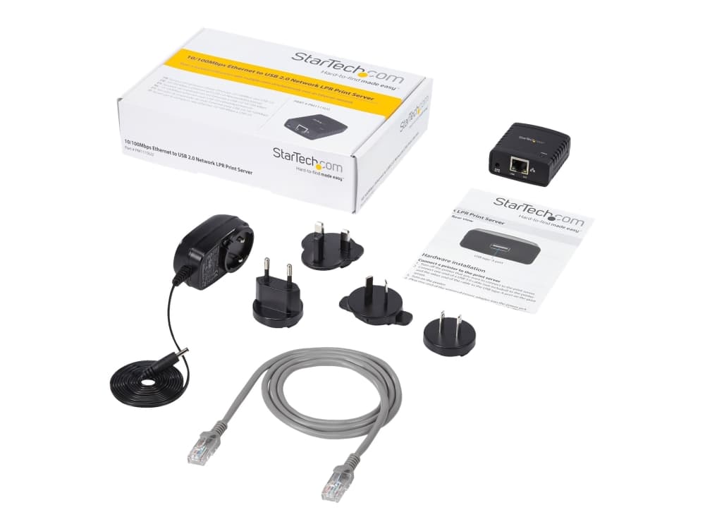 StarTech.com PM1115U2, Musta, Toiminta/Seikkailu, Linkki, Teho, Ethernet LAN, IEEE 802.3, IEEE 802.3u, 10,100 Mbit/s, 10BASE-T, 100BASE-TX