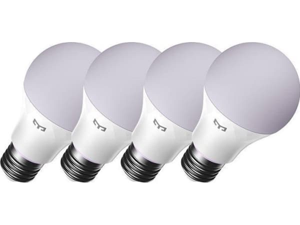 YEELIGHT W4 Smart polttimo Wi-Fi/Bluetooth E27 väri (YLQPD-0011) 4 kpl