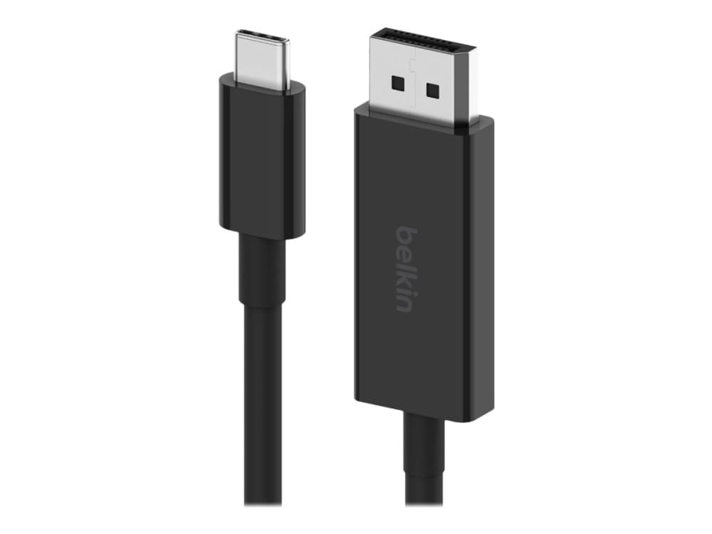 Belkin CONNECT - Adapterkabel - 24 pin USB-C (han) til DisplayPort (han) - DisplayPort 1.4 - 2 m - 4K-tuki, 8K-tuki - lajiteltu