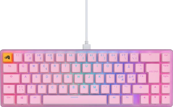 Glorious GMMK 2 Compact 65% – Fox switch, NO-layout – Rosa