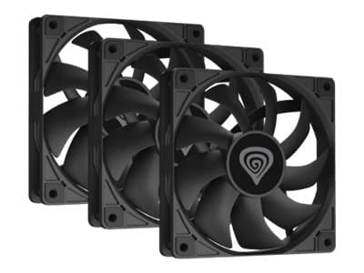 NATEC Oxal 120, Tuuletin, 12 cm, 1300 RPM, 22,1 dB, 46,1 cfm, Musta