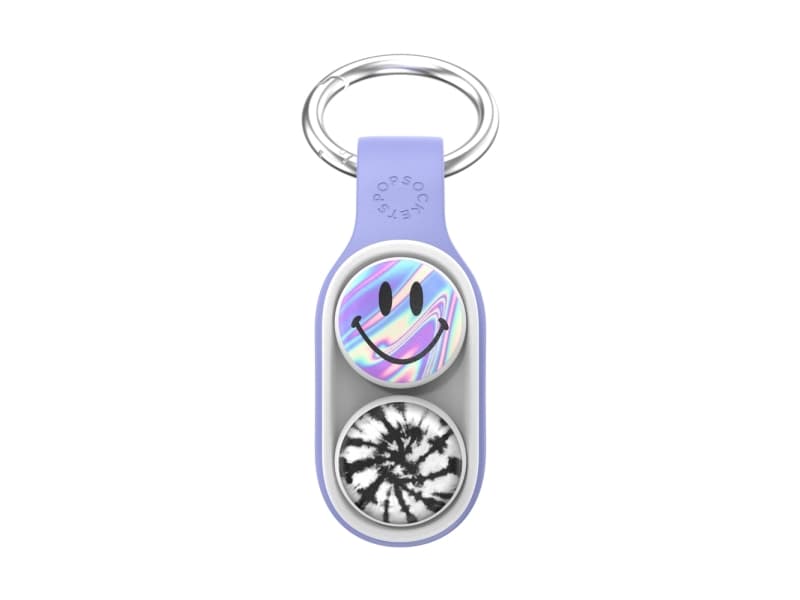 PopSockets PopPuck Starter Pack Dye Daze, Fidget pop -kuplapeli, Metalli, Musta, Valkoinen, Vaaleanpunainen, Harmaa