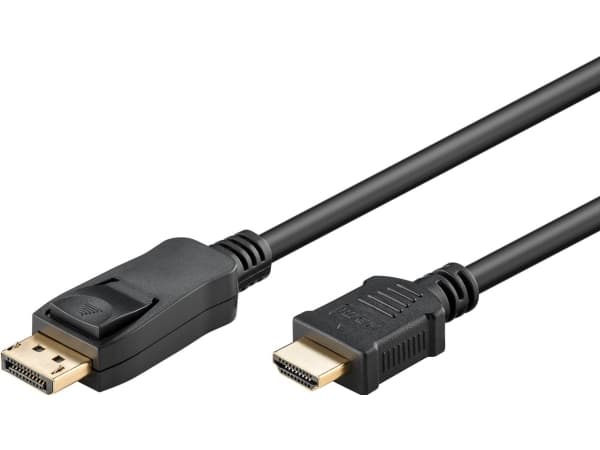 Goobay 64844, 5 m, DisplayPort, HDMI-tyyppi A (vakio), Uros, Uros, Suora