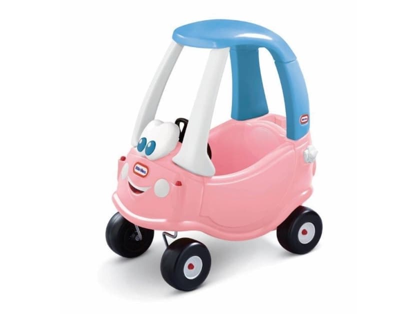 Little Tikes Cozy Coupe Princess, 1,5 vuosi/vuosia, 4 renkaita, Muovi, Sininen, Vaaleanpunainen, Valkoinen
