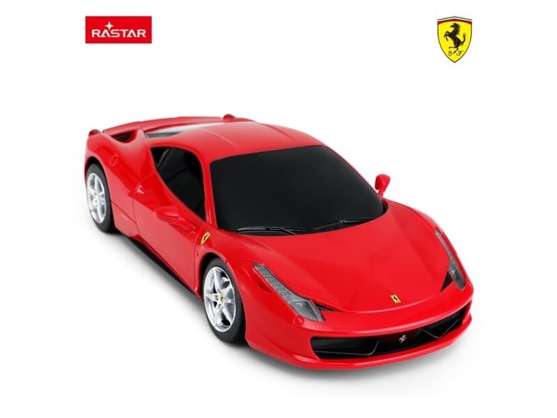 Rastar R/C 1:18 Ferrari 458 Italia Rød Rastar R/C 1:18 Ferrari 458 Italia Rød