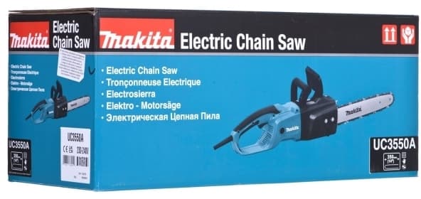 Makita UC3550A, 32 cm, 35 cm, 14,5 m/s, 76,2 / 8 mm (3 / 8), Sort, Blå, 0,2 L