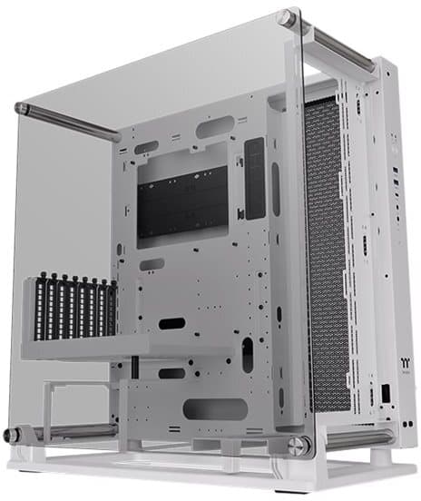 Thermaltake Core P3 TG Pro, Midi Tower, PC, Valkoinen, ATX, EATX, mikro ATX, Mini-ITX, SPCC, Karkaistu lasi, Pelaaminen