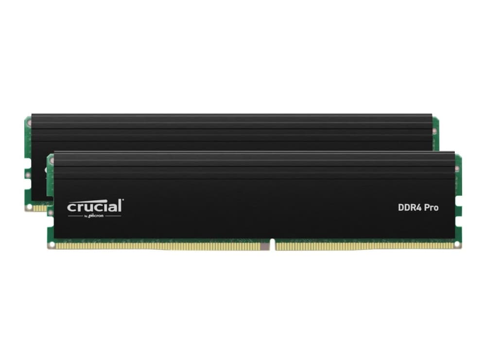 Crucial Pro 32GB DDR4-3200 UDIMM CL22 (8/16Gbit) Kit (2x16GB)