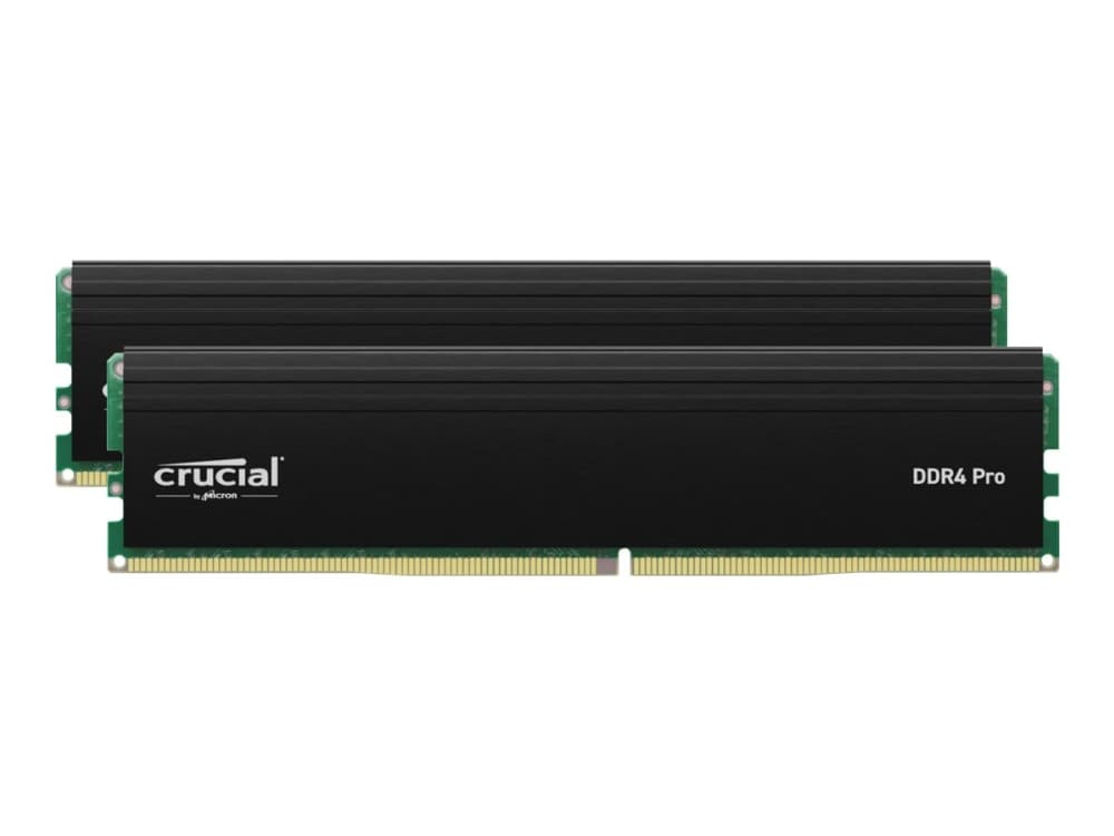 Crucial Pro 64GB DDR4-3200 UDIMM CL22 (16Gbit) paketti (2x16GB)