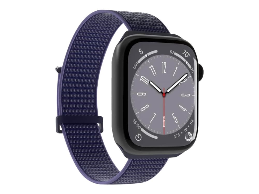 PURO Nylon Sport - hihna Apple Watch 42/44/45/49 mm:lle (laivastonsininen)