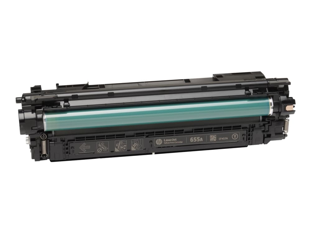HP 655A alkuperäinen keltainen LaserJet-värikasetti, 10500 sivua, Keltainen, 1 kpl