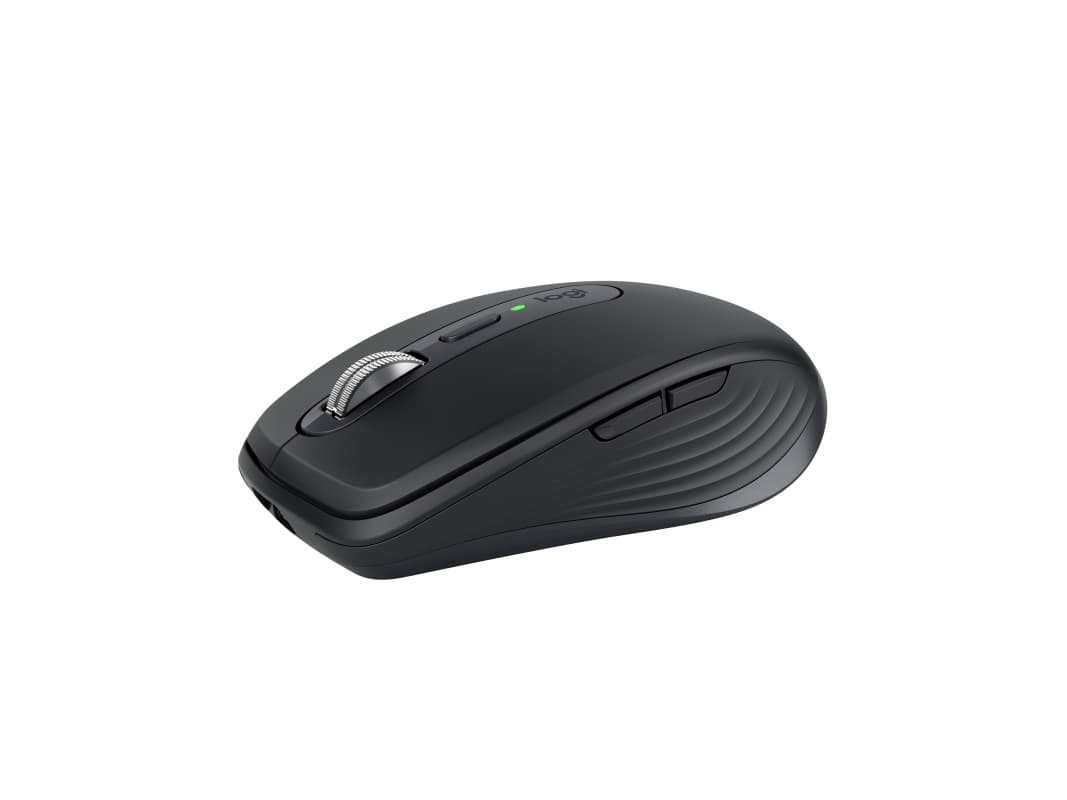 Logitech® | MX Anywhere 3S - Hiiri - laser - 6 painiketta - langaton - Bluetooth, 2,4 GHz - langaton vastaanotin - Grafiitti