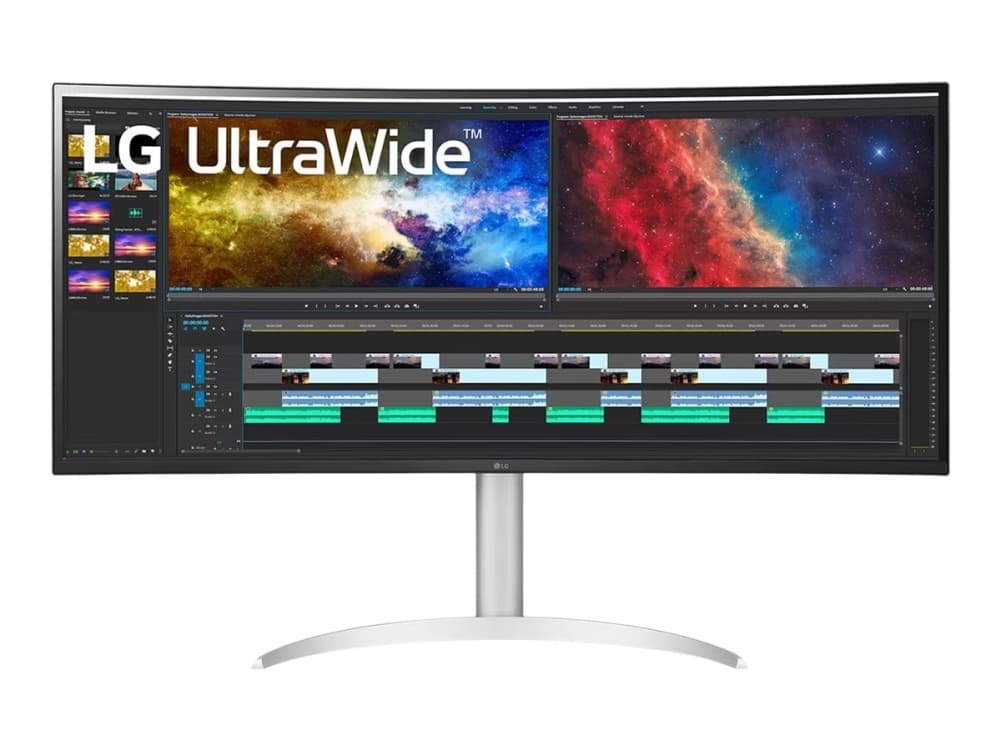 LG 38BQ85C-W, 95,2 cm (37.5), 3840 x 1600 pikseliä, Quad HD+, 5 ms, Valkoinen