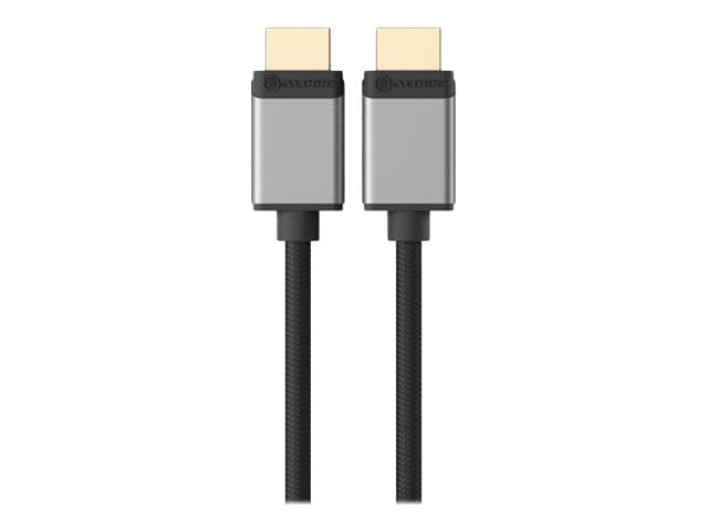 ALOGIC SUPER Ultra - HDMI-kaapeli - HDMI han til HDMI han - 3 m - avaruusharmaa - 4K120 Hz tuki, 8K60 Hz tuki