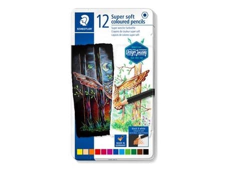 STAEDTLER värikynät, erittäin pehmeät, 12 kpl.