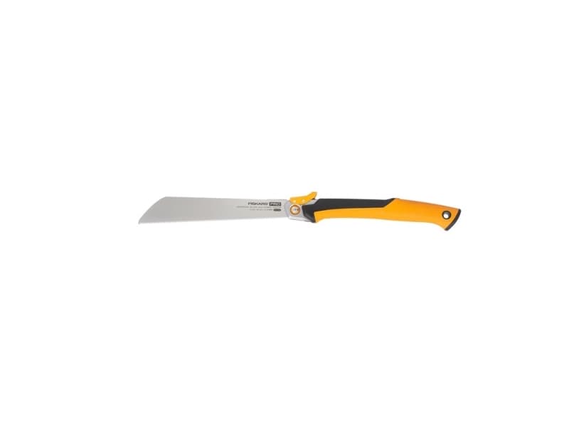 Fiskars Pro PowerTooth, Oksasaha, Puu, Musta, Hopea, Keltainen, Musta, Keltainen, 25 cm, 308 mm