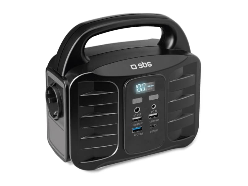 SBS TEPOWST150W, Vaihtovirta, Savukkeensytytin, DC, 150 W, 100 W, 100 W, 100 W, 25 W, Musta