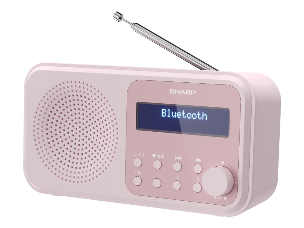 Sharp Tokyo DR-P420 - kannettava DAB-radio - kukkivan vaaleanpunainen