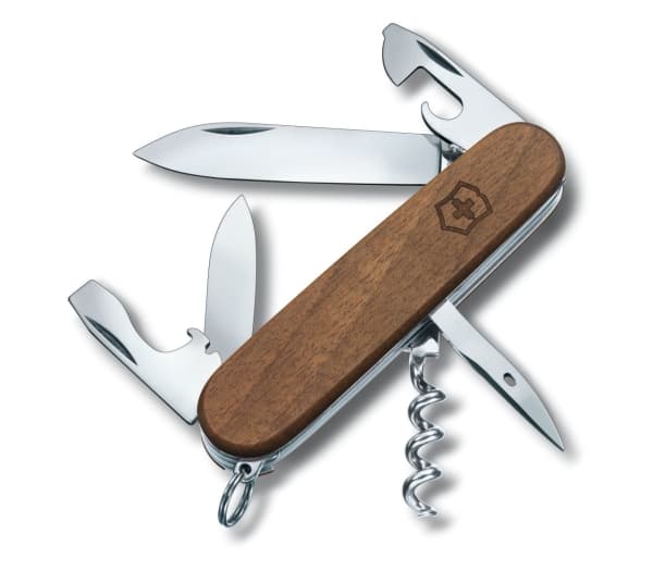 Victorinox Spartan Wood, Taittoveitsi, Monityökaluveitsi, Tikari, Puu, Ruostumaton teräs, 10 työkalua