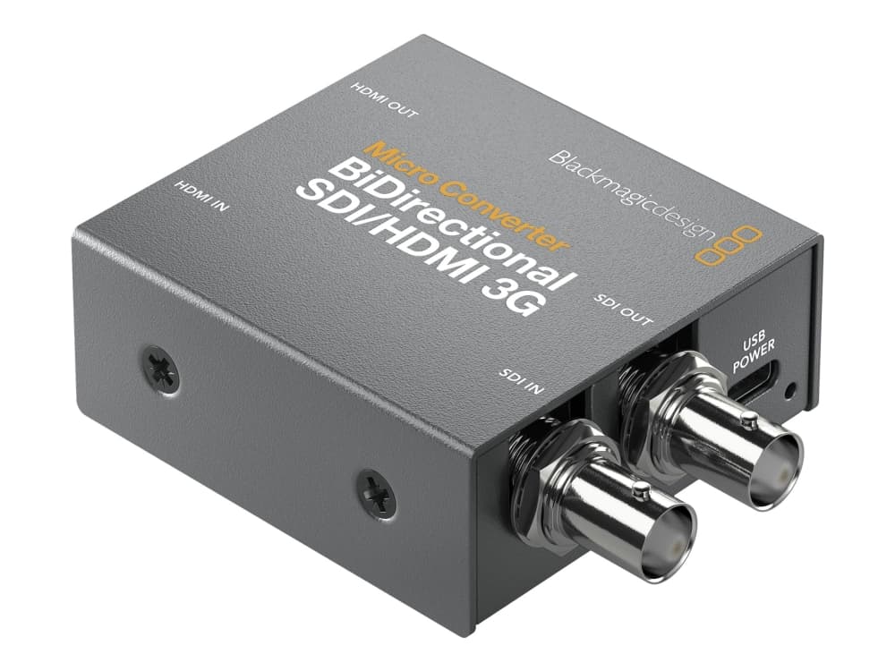 Blackmagic Micro Converter BiDirectional SDI/HDMI 3G - 3G-SDI/HD-SDI/SDI ja HDMI kaksisuuntainen video- ja audiomuunnin
