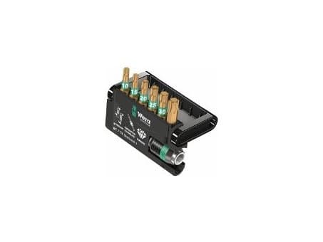 Wera 05057415001, 7 kpl, Torx, 1 x 1/4x50 1 x TX 10x25 1 x TX 15x25 1 x TX 20x25 1 x TX 25x25 1 x TX 30x25 1 x TX 40x25, 25,4 / 4 mm (1 / 4), Kahdeksankulmainen
