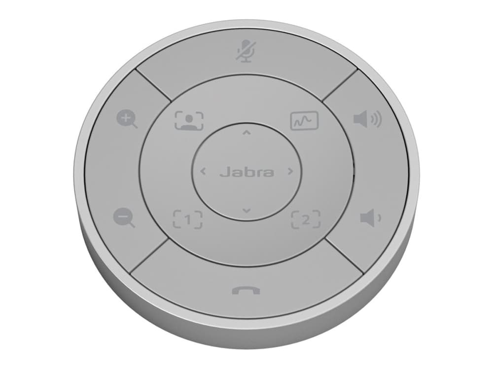 Jabra PanaCast 50 Remote, Kaukosäädin, Harmaa, Vastaanotto, Jabra, PanaCast 50, 77 mm
