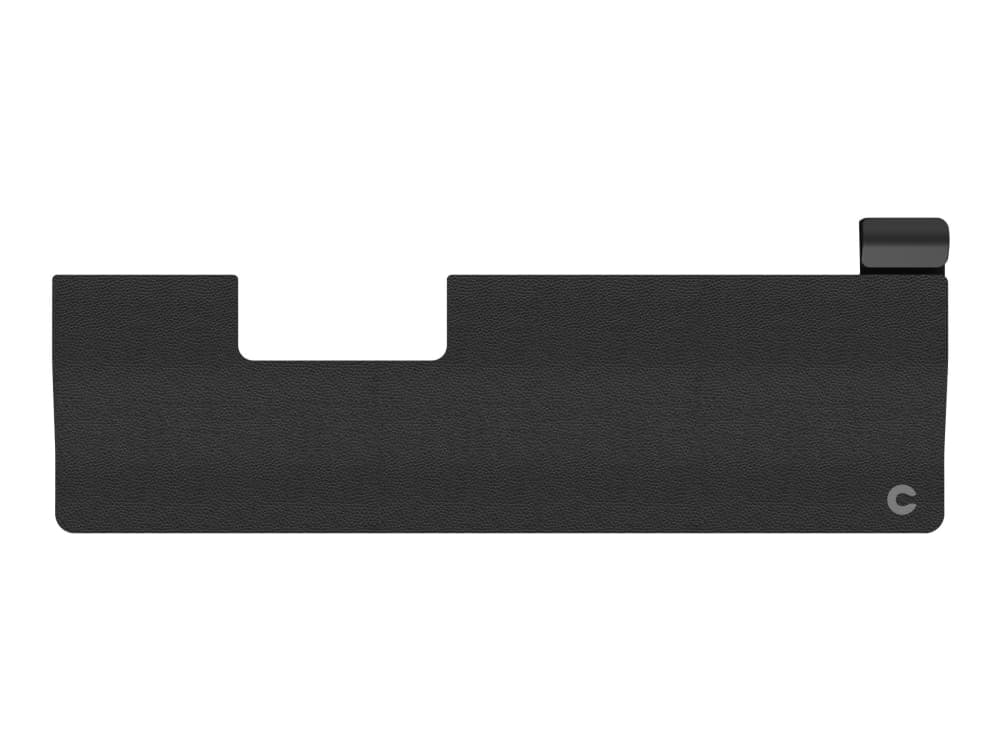 Contour Design RollerMouse Pro Extended-rannetuki hyvälaatuisesta tekonahasta, Vegan leather, Musta, RollerMouse Pro, 151,7 x 424,8 x 22,9 mm, 260 g, 155 mm