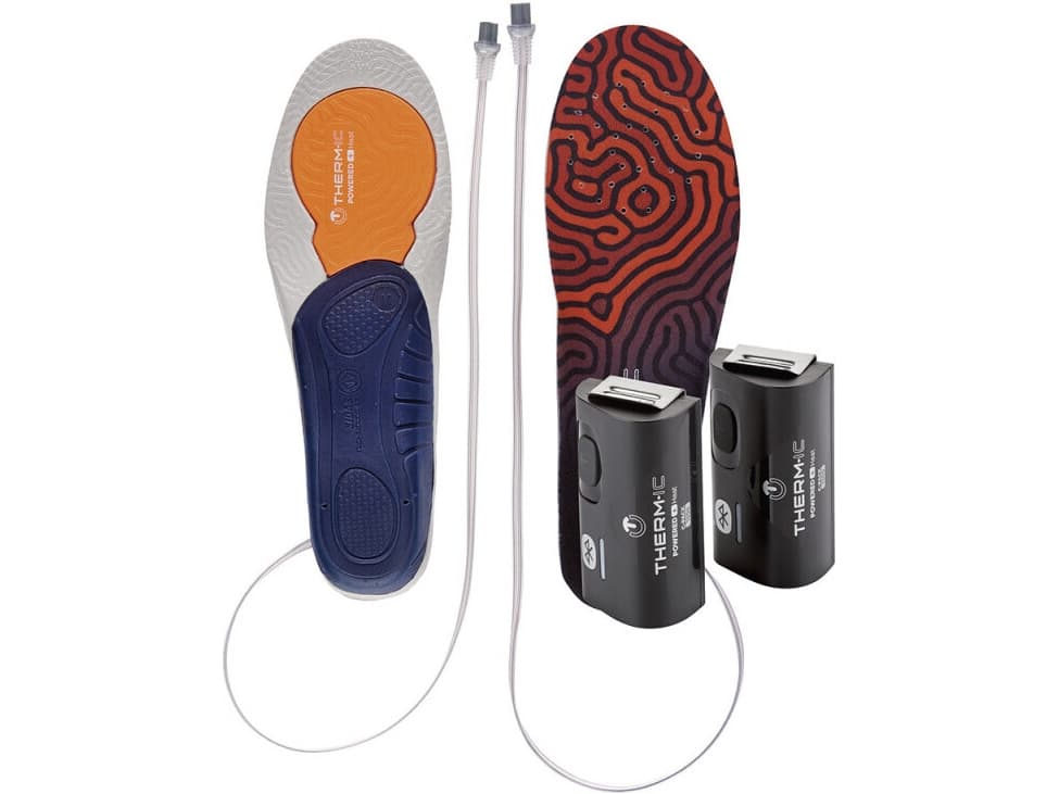 Therm-ic Insoles 3D Set -lämmitettävät pohjalliset akulla, S